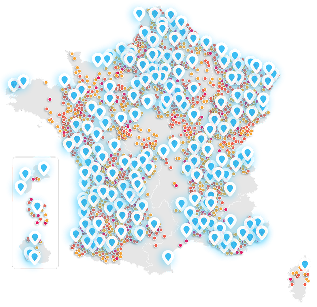 carte France Satelia® Cardio 2023 carte France Satelia® Cardio 2023