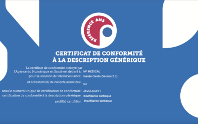 Satelia® Cardio reçoit ses certificats de conformité définitifs