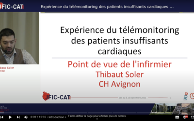 La télésurveillance : point de vue de l’infirmier hospitalier par Thibaut Soler