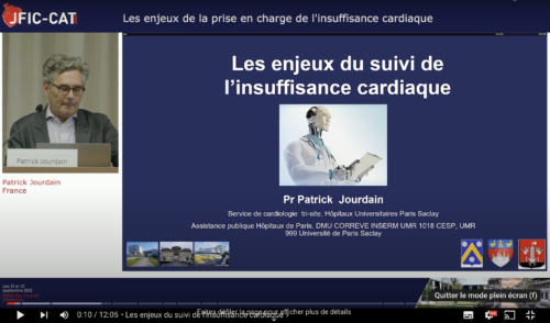 JFICCAT 2022 Les enjeux de la prise en charge de l’insuffisance cardiaque par Patrick Jourdain