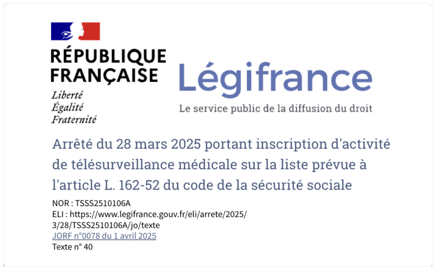 Reconnaissance nom de marque Satelia® Cardio