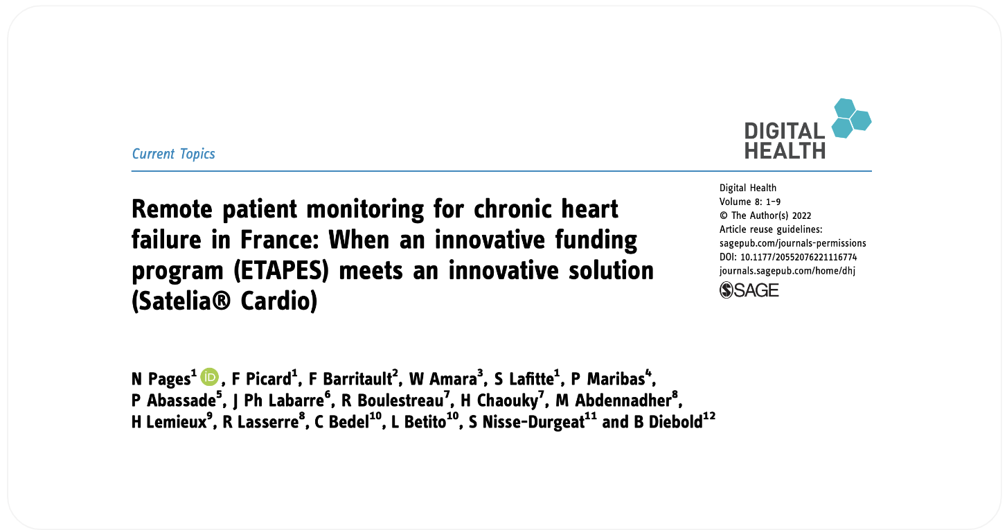 Présentation ETAPES et Satelia Cardio