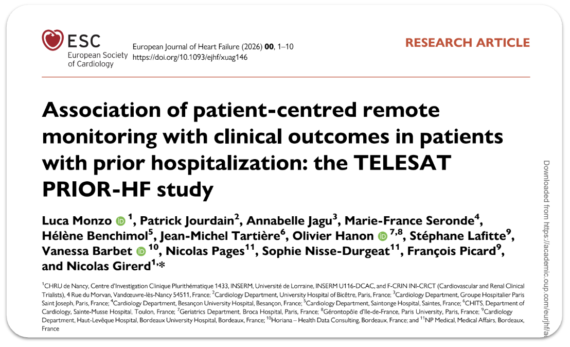 TELESAT PRIOR-HF study