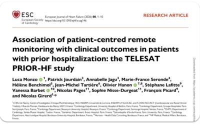 TELESAT PRIOR-HF : -46 % de mortalité et -15 % d’hospitalisations pour insuffisance cardiaque