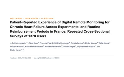 Télésurveillance de l’insuffisance cardiaque : 80,3 % de patients satisfaits dans le droit commun