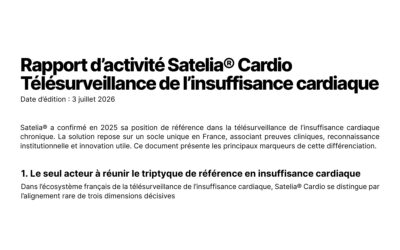 Rapport d’activité 2025 : la télésurveillance de l’insuffisance cardiaque en chiffres
